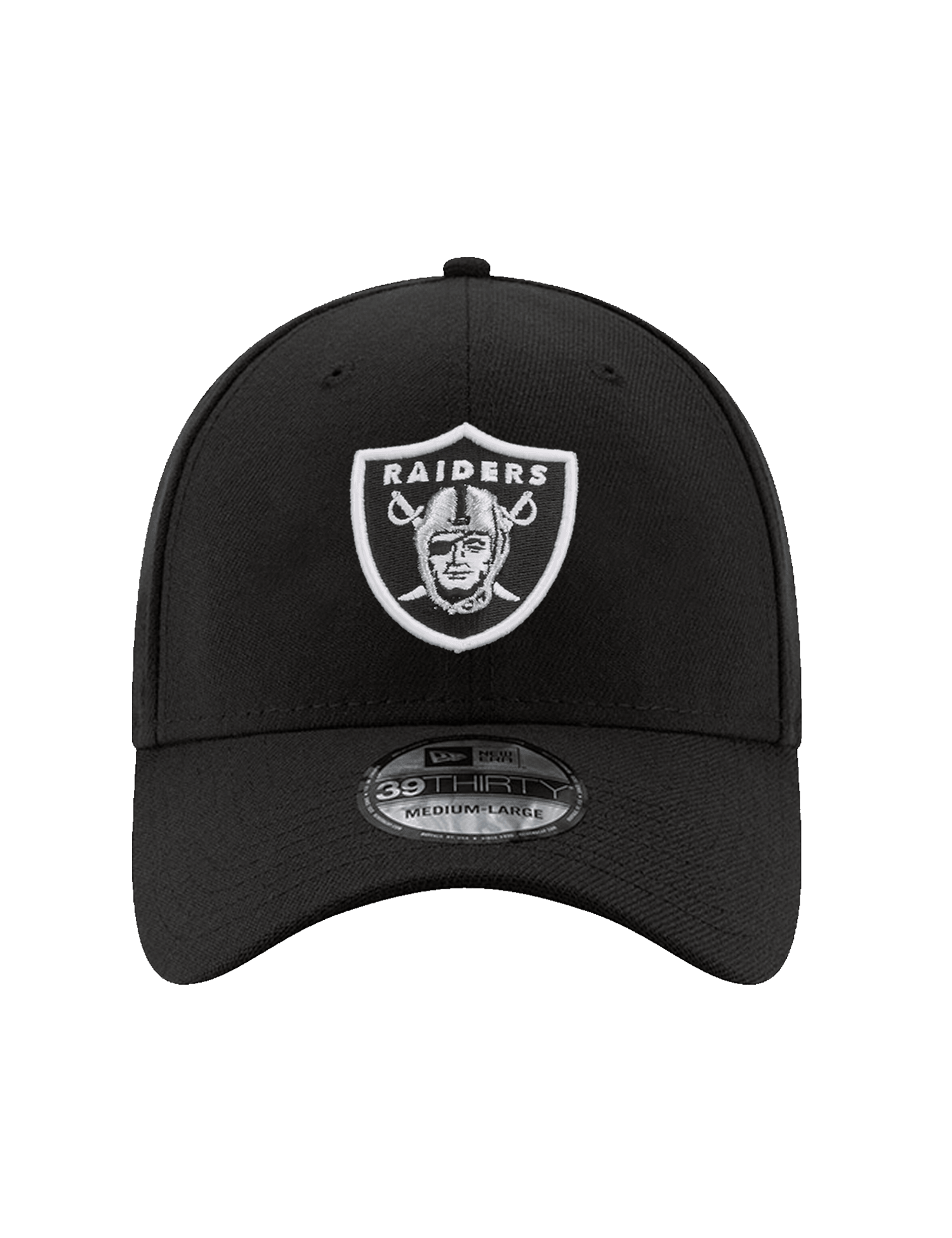 New Era Caps Las Vegas Raiders New Era NFL Team 39THIRTY Stretch Fit Hat - Black