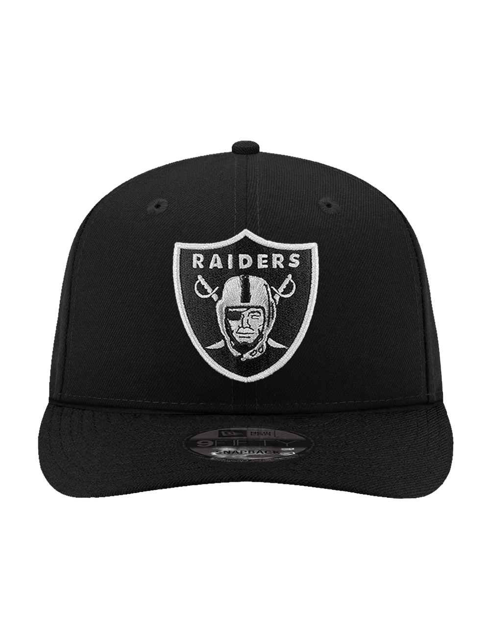 New Era Caps Las Vegas Raiders New Era NFL Team 9FIFTY Pre-Curved Snapback Hat - Black