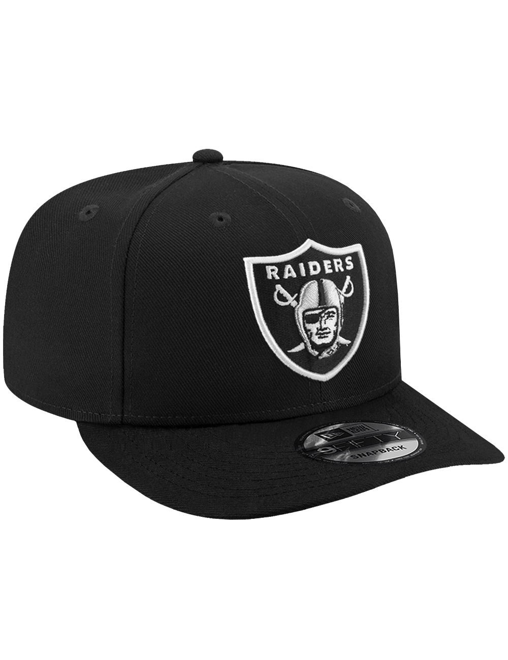 New Era Caps Las Vegas Raiders New Era NFL Team 9FIFTY Pre-Curved Snapback Hat - Black