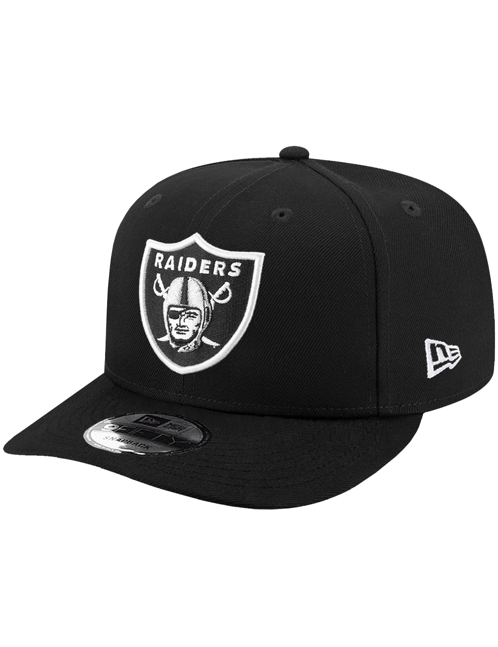 New Era Caps Las Vegas Raiders New Era NFL Team 9FIFTY Pre-Curved Snapback Hat - Black