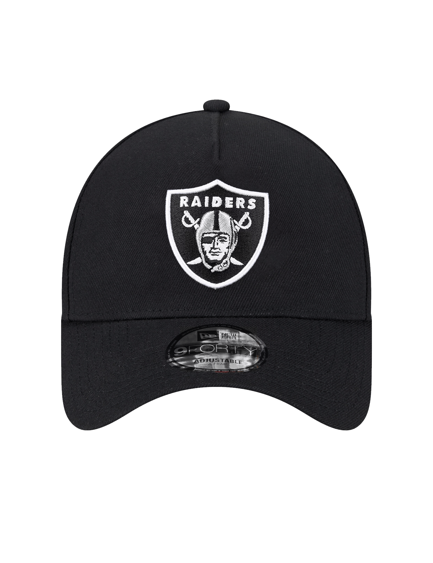 New Era Caps Las Vegas Raiders New Era NFL Team 9FORTY A-Frame Snapback Hat - Black