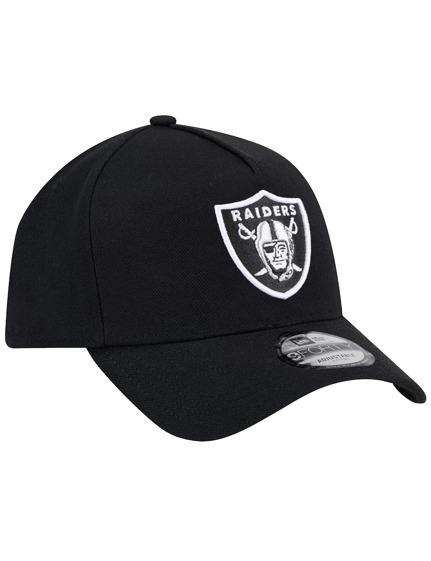 New Era Caps Las Vegas Raiders New Era NFL Team 9FORTY A-Frame Snapback Hat - Black