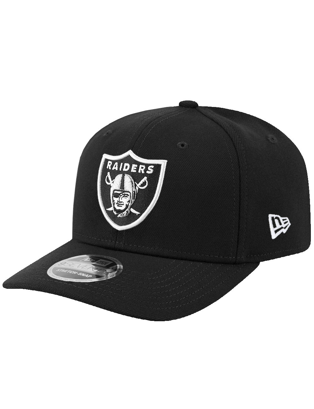 New Era Caps OSFA Las Vegas Raiders New Era NFL Team 9SEVENTY Stretch-Snapback Hat - Black