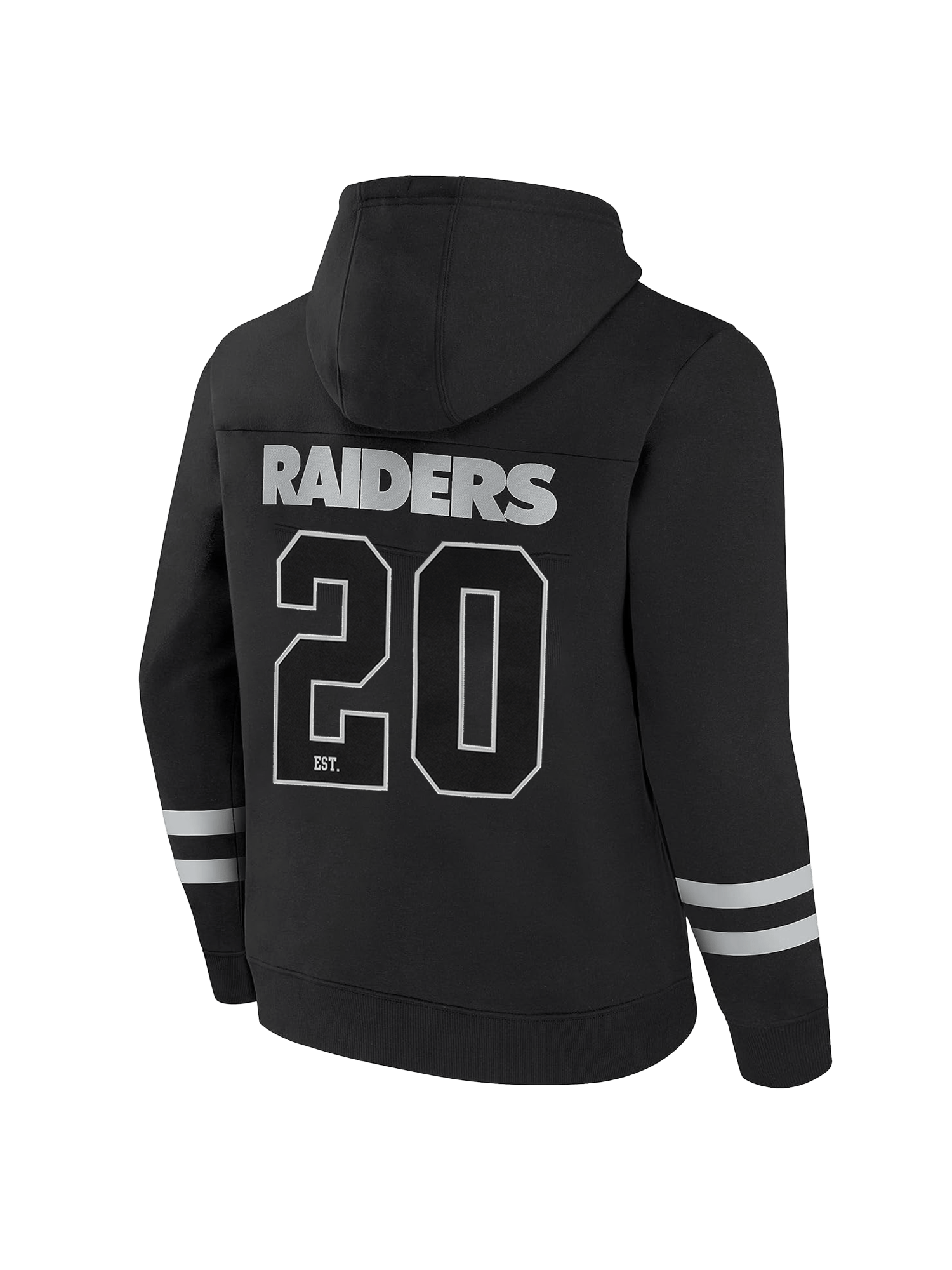 NFL Branded Jumpers Las Vegas Raiders NFL Foundation Panel Hoodie Jumper - Black