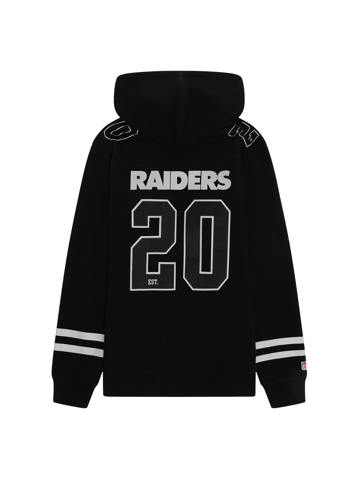 NFL Branded Jumpers Las Vegas Raiders NFL Foundation Panel Hoodie Jumper - Black