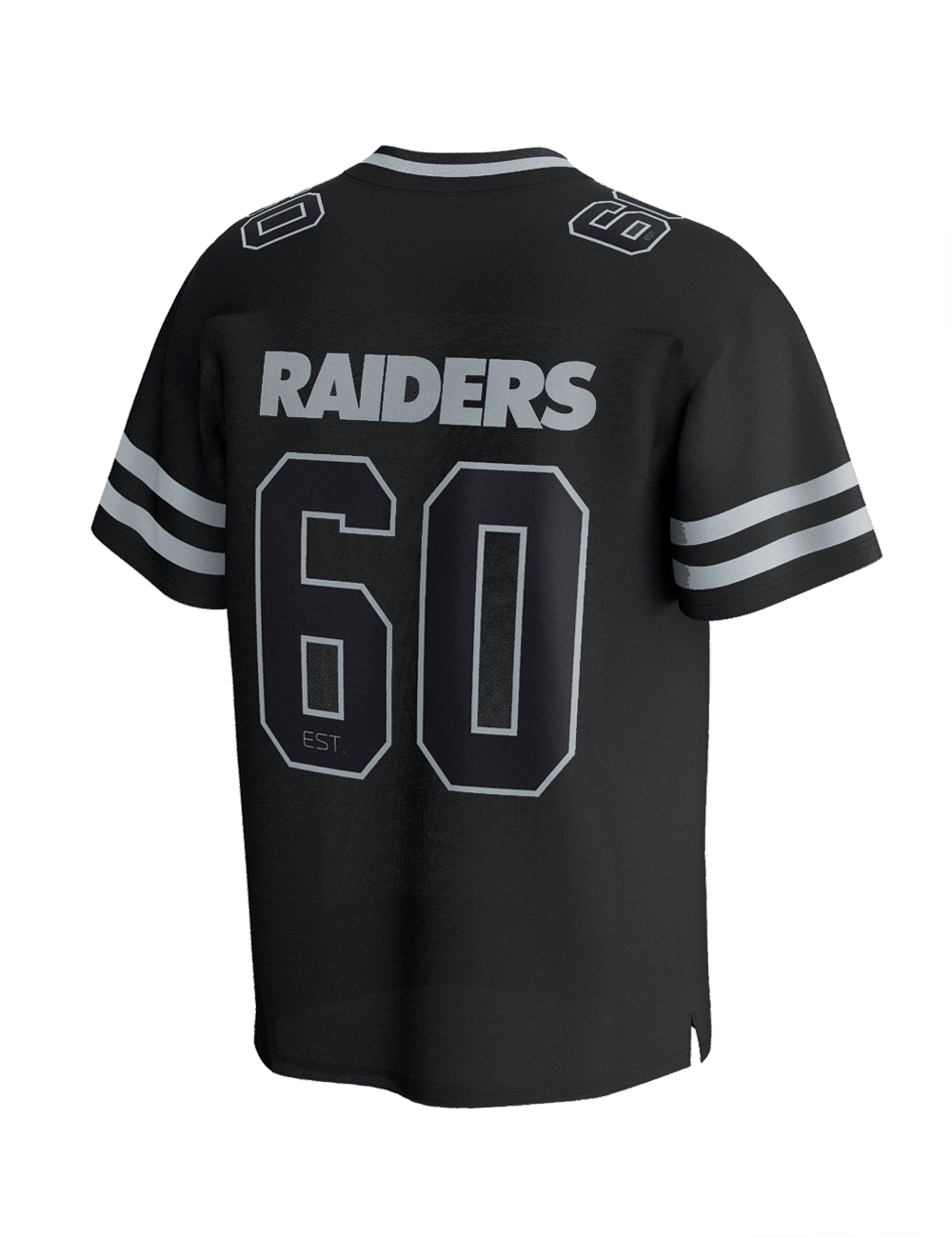 NFL Branded Jerseys Las Vegas Raiders NFL Foundation Replica Mesh Jersey - Black