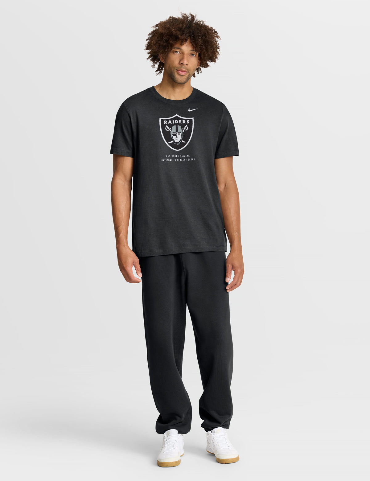 Nike T-Shirts Las Vegas Raiders Nike NFL Property Of Cotton T-Shirt - Black