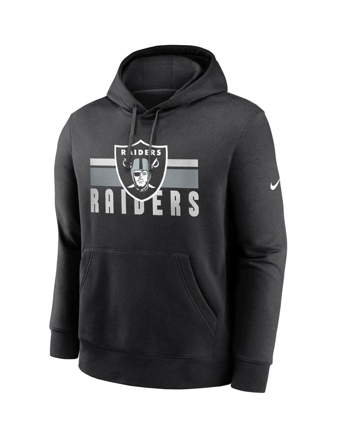 Nike Jumpers Las Vegas Raiders Nike NFL Team Stripes Hoodie Jumper - Black