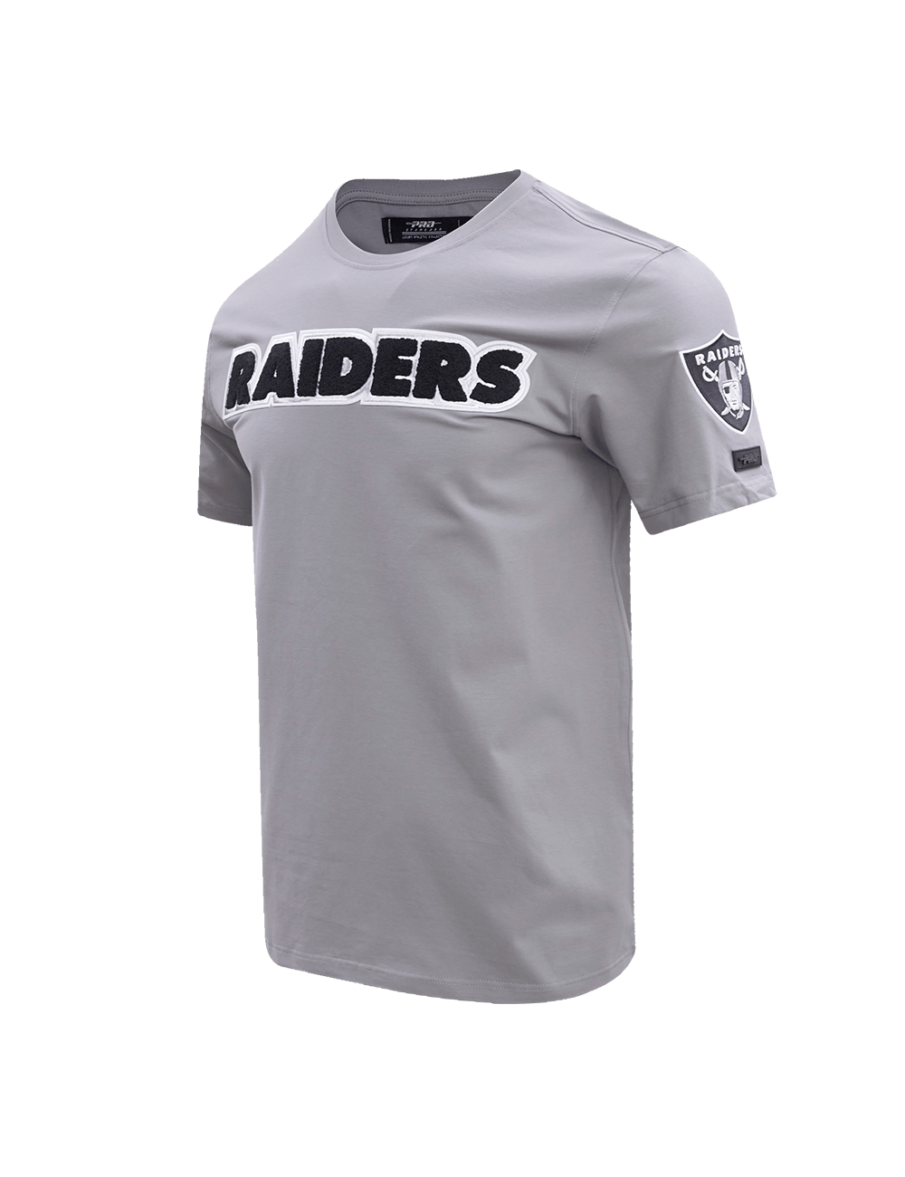 Pro Standard T-Shirts Las Vegas Raiders Pro Standard NFL Classic Chenille Flex T-Shirt - Grey