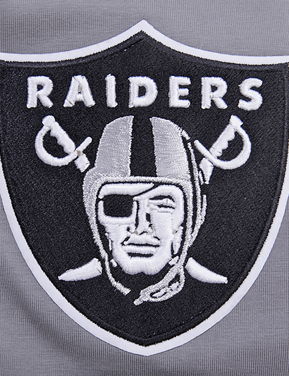 Pro Standard T-Shirts Las Vegas Raiders Pro Standard NFL Classic Chenille Flex T-Shirt - Grey