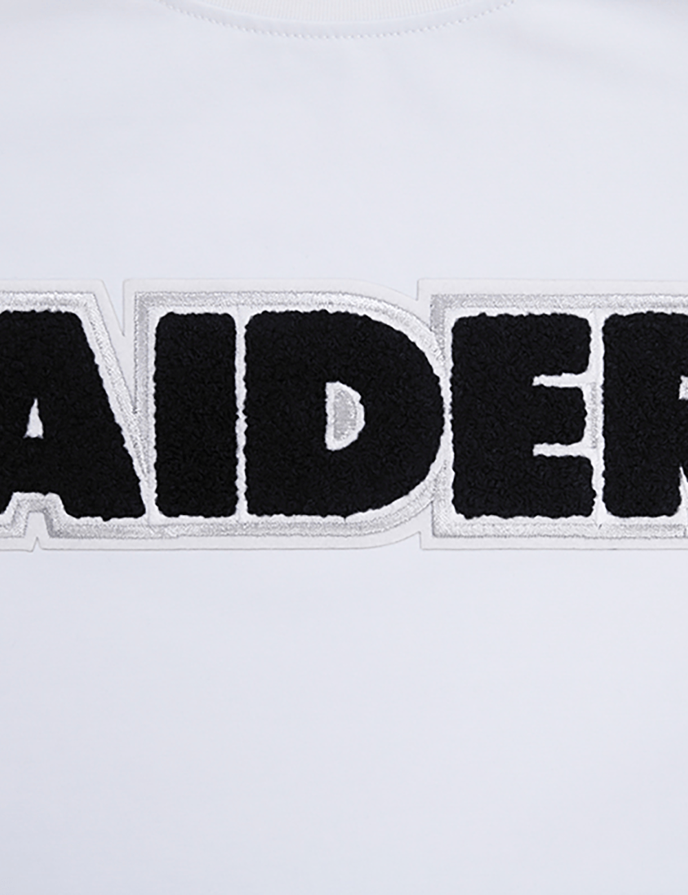 Pro Standard T-Shirts Las Vegas Raiders Pro Standard NFL Classic Chenille Flex T-Shirt - White
