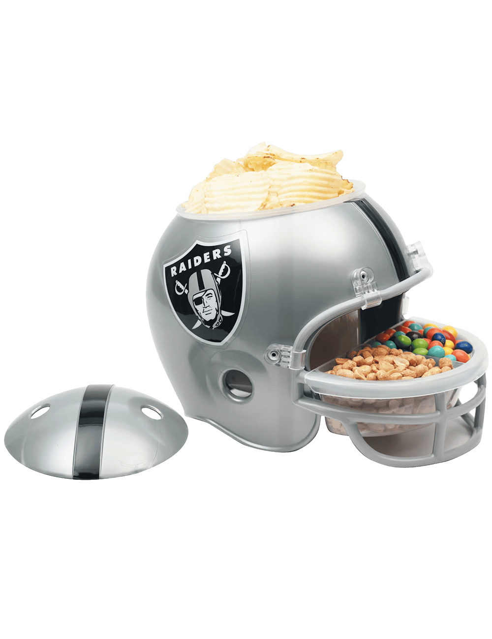 Wincraft Accessories Las Vegas Raiders Wincraft NFL Full Size Multi Compartment Snack Helmet