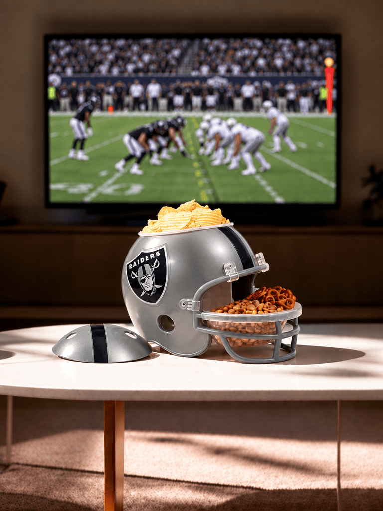 Wincraft Accessories Las Vegas Raiders Wincraft NFL Full Size Multi Compartment Snack Helmet