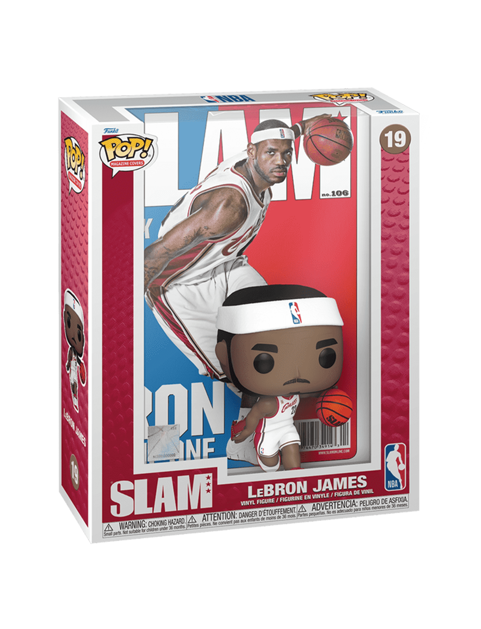 Funko Figures LeBron James Cleveland Cavaliers Funko NBA Slam Magazine Pop Figure
