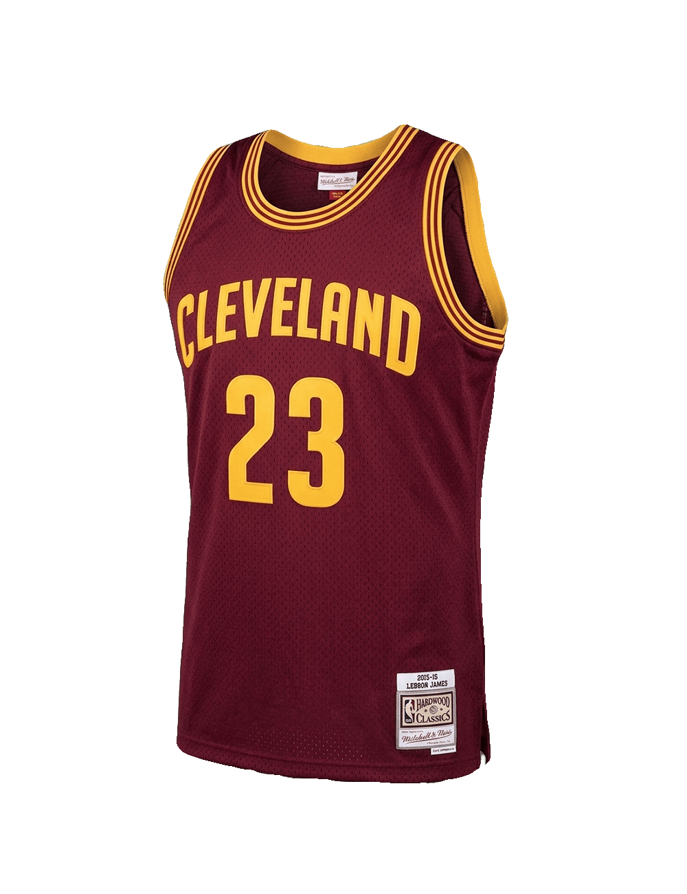 Mitchell And Ness Jerseys LeBron James Cleveland Cavaliers Mitchell & Ness NBA 15-16 Road HWC Swingman Jersey - Wine