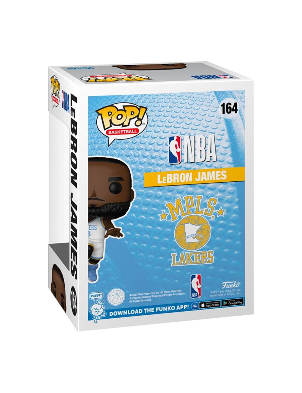 Funko Figures LeBron James Los Angeles Lakers Funko NBA Pop 164 3.75" Figure - White