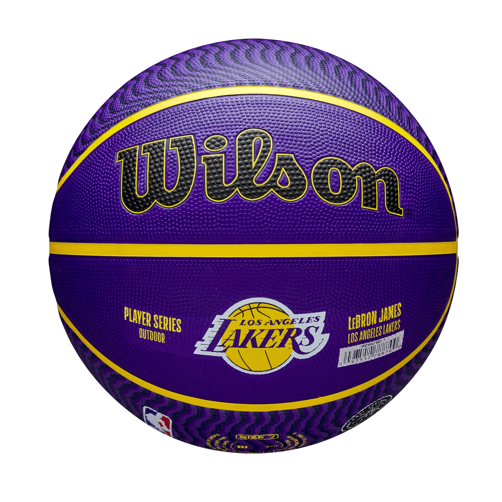 Wilson Sporting Goods Balls LeBron James Los Angeles Lakers Wilson NBA Icon 23 Full Size Basketball