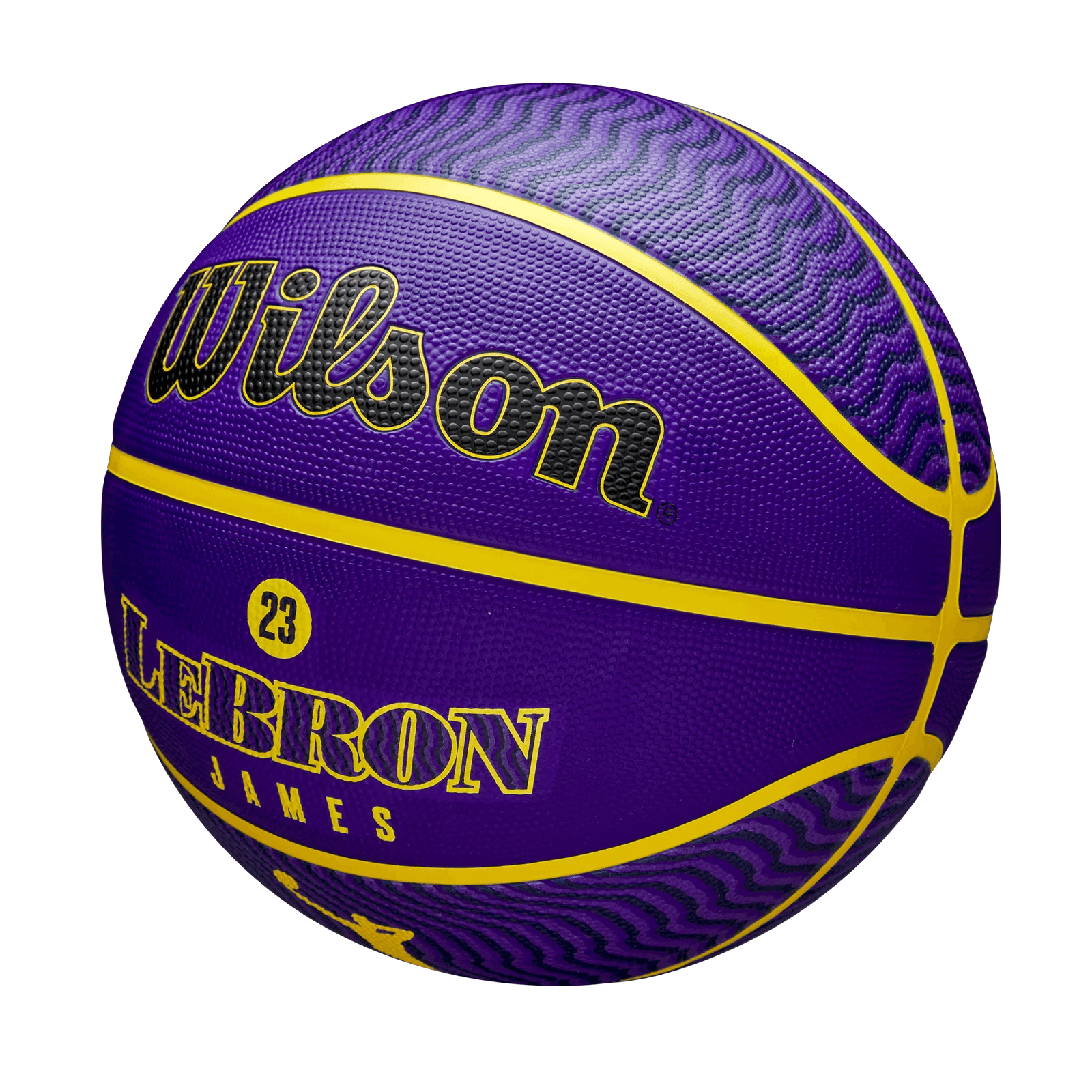 Wilson Sporting Goods Balls LeBron James Los Angeles Lakers Wilson NBA Icon 23 Full Size Basketball
