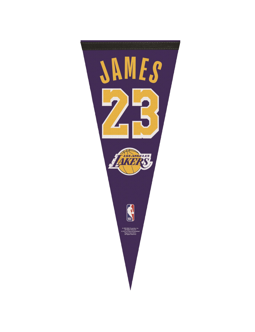 Wincraft Accessories LeBron James Los Angeles Lakers Wincraft NBA 12 x 30" Jersey Felt Pennant