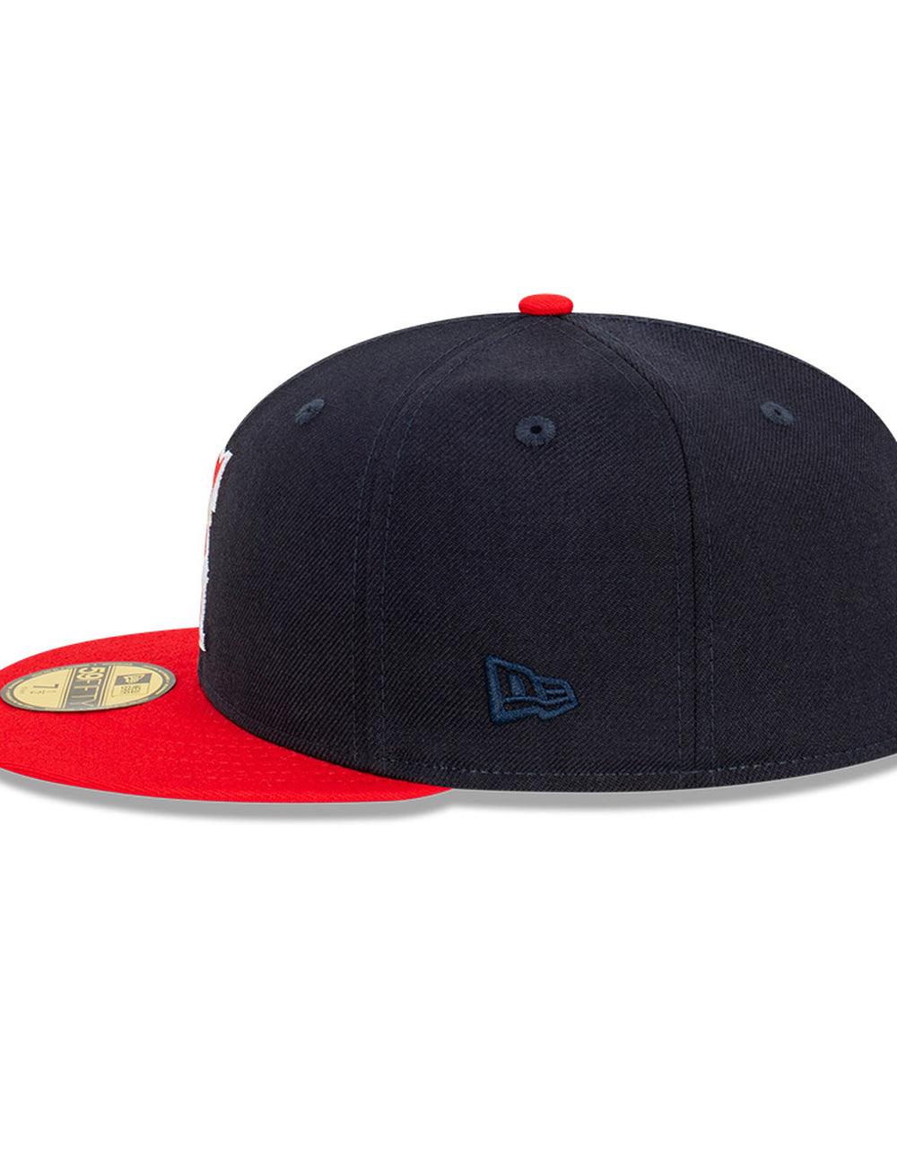 New Era Caps Los Angeles Angels New Era MLB 2 Tone Cooperstown 59FIFTY Fitted Hat - Navy