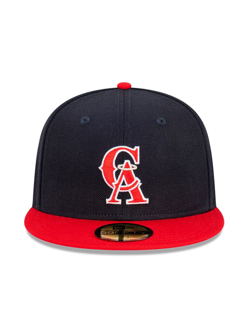 New Era Caps Los Angeles Angels New Era MLB 2 Tone Cooperstown 59FIFTY Fitted Hat - Navy
