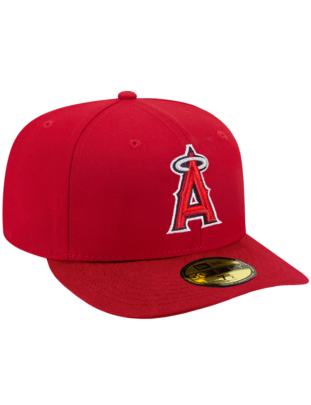 New Era Caps Los Angeles Angels New Era MLB AC On-Field Game 59FIFTY Pre-Curved Fitted Hat - Red