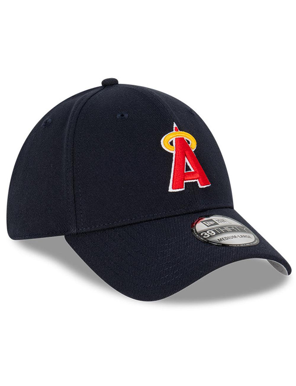 New Era Caps Los Angeles Angels New Era MLB Cooperstown 39THIRTY Stretch-Fit Hat - Navy