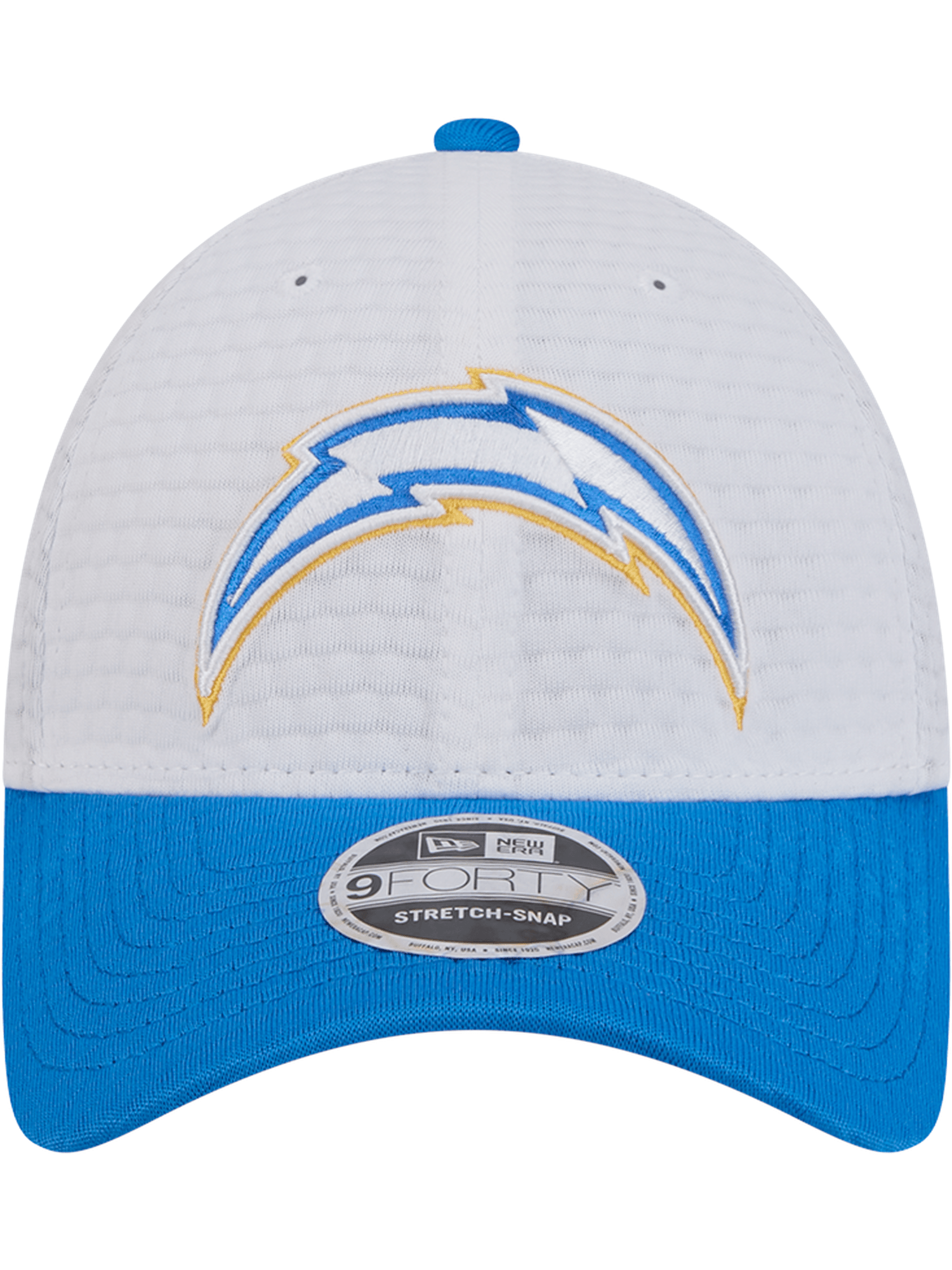 New Era Caps Los Angeles Chargers New Era NFL 24 Training 9FORTY Stretch-Snapback Hat - White