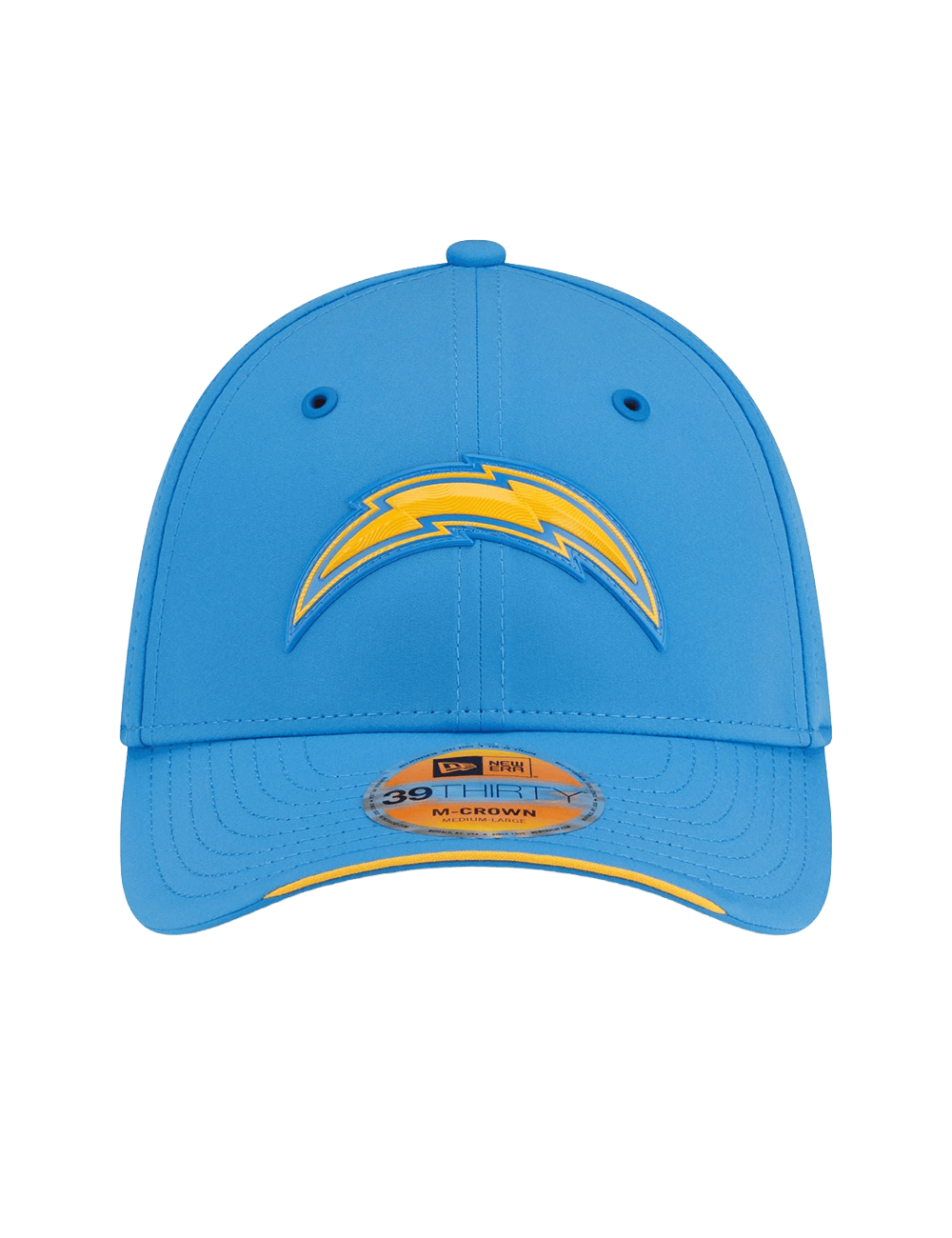 New Era Caps Los Angeles Chargers New Era NFL 26 Sideline 39THIRTY M-Crown Stretch-Fit Hat - Blue
