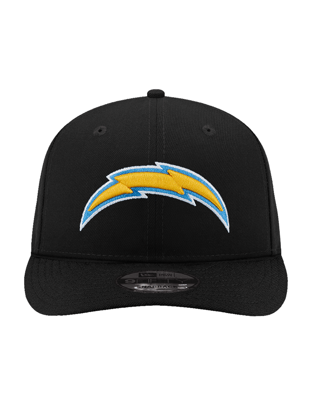 New Era Caps OSFA Los Angeles Chargers New Era NFL Team 9FIFTY Pre-Curved Snapback Hat - Black