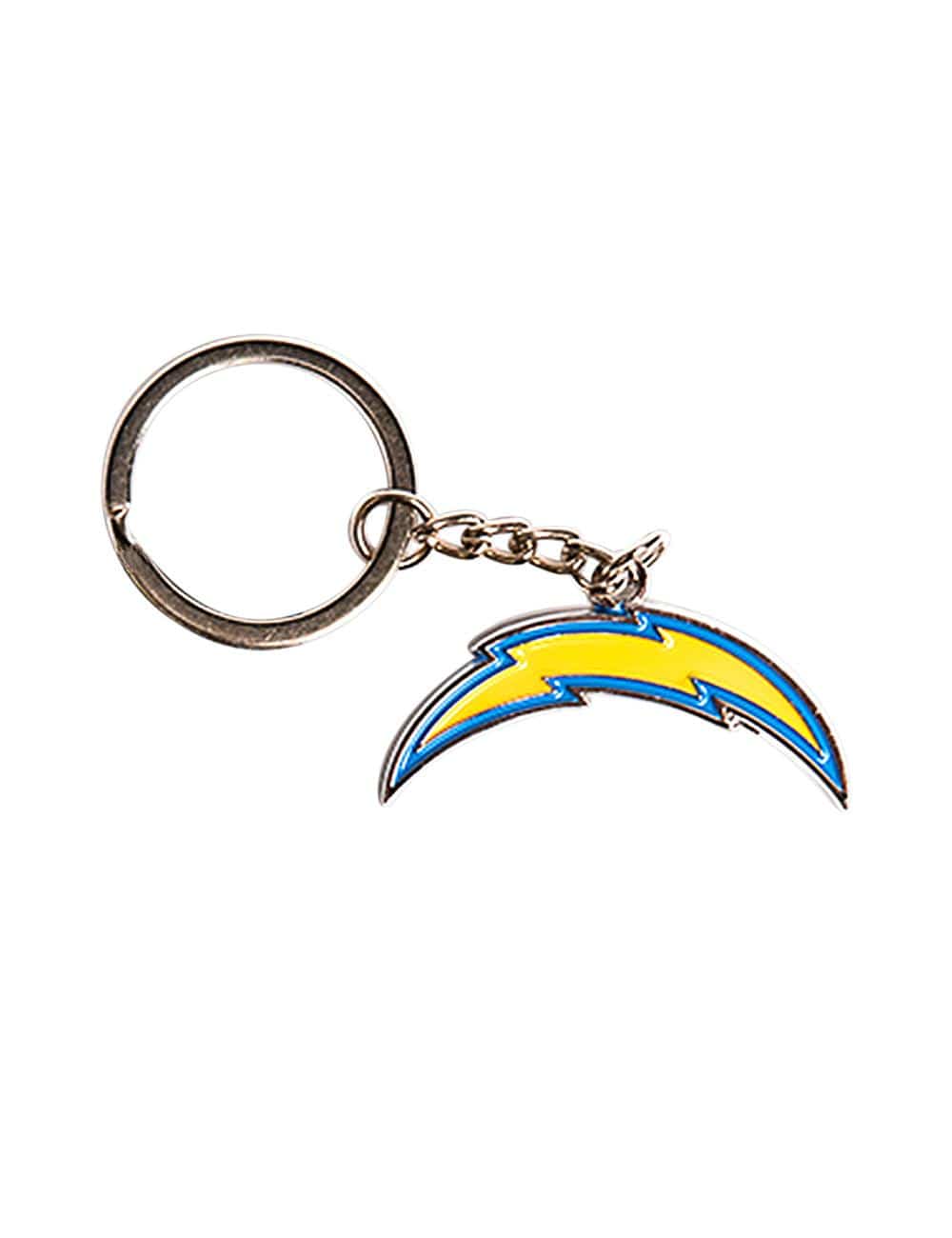 NFL Branded Accessories Los Angeles Chargers NFL Team Logo Steel Keyring