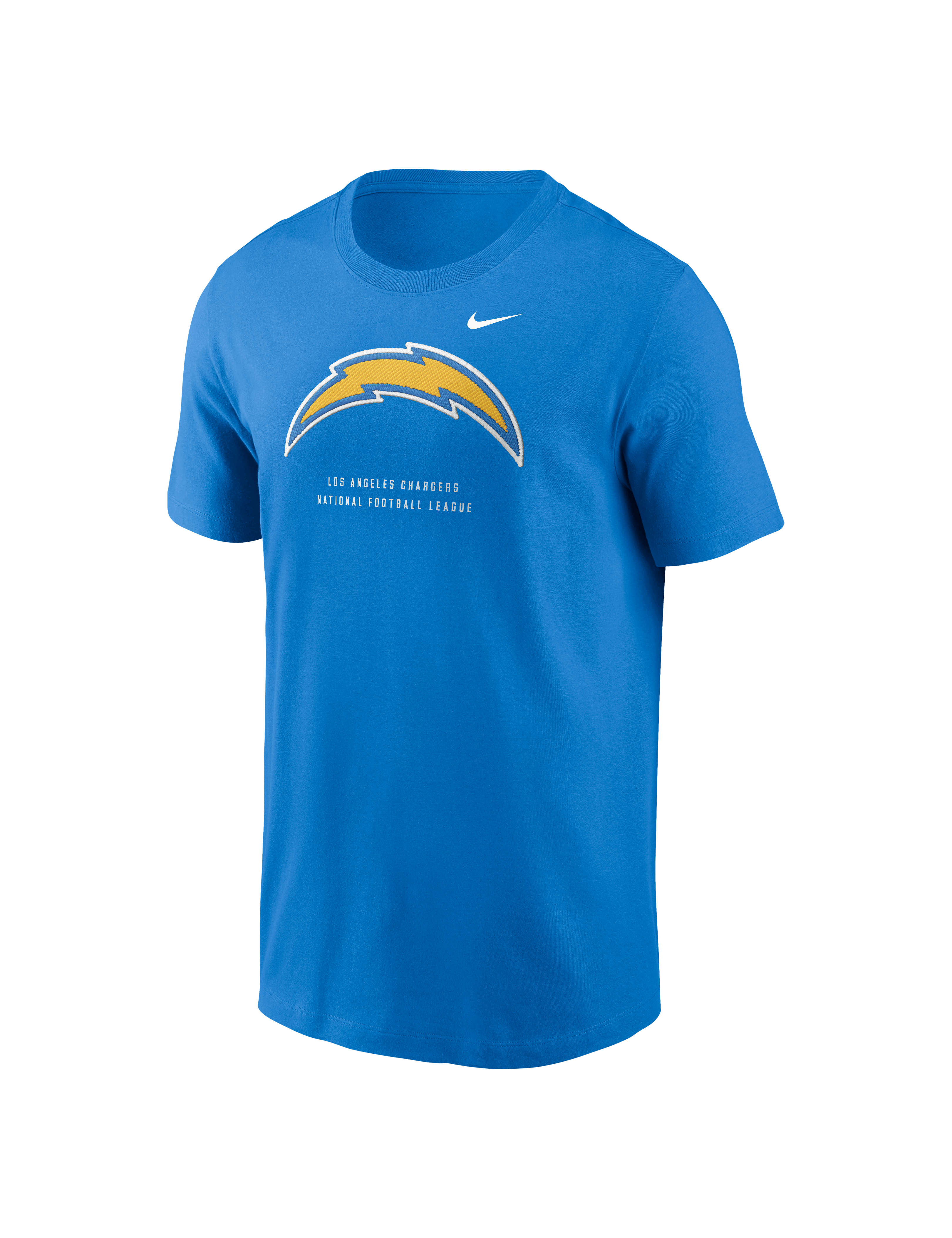 Nike T-Shirts Los Angeles Chargers Nike NFL Property Of Cotton T-Shirt - Light Blue