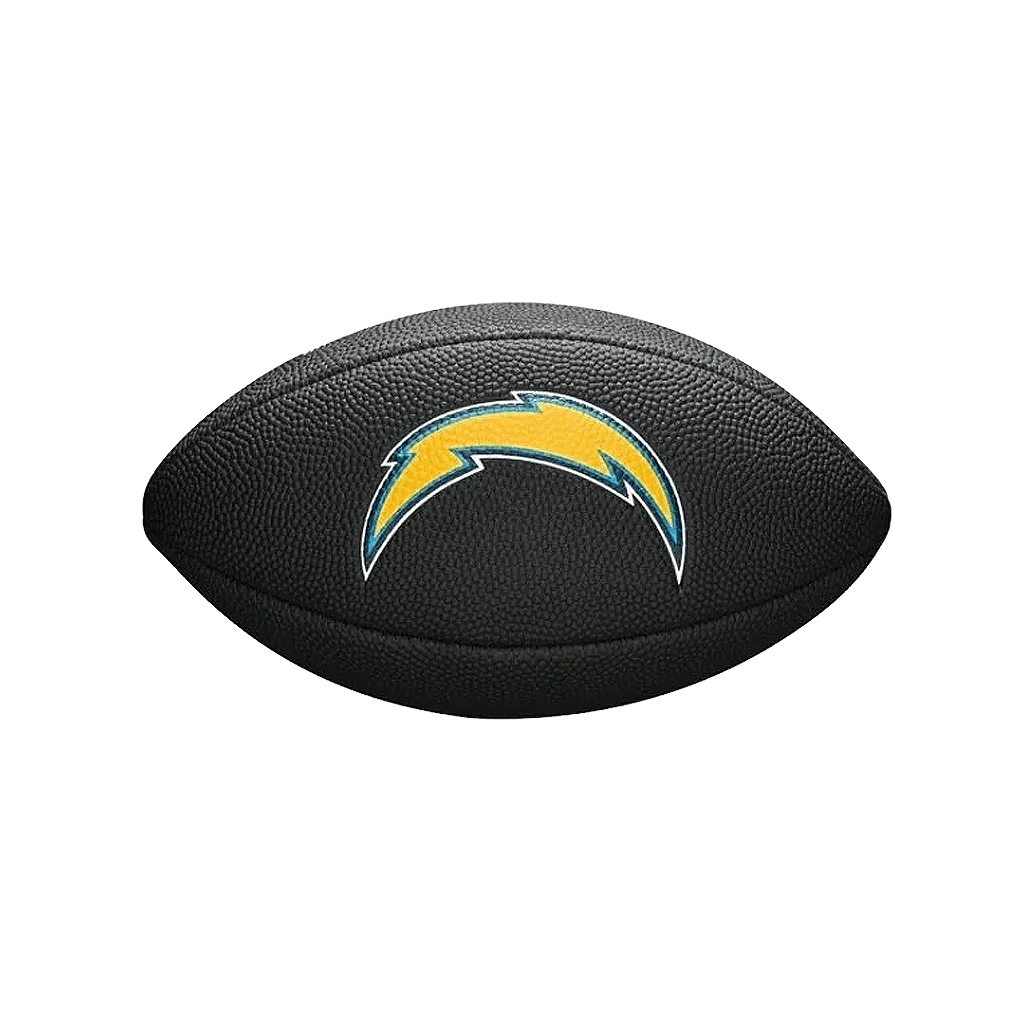 Wilson Sporting Goods Balls Los Angeles Chargers Wilson NFL Mini Size Team Football - Black