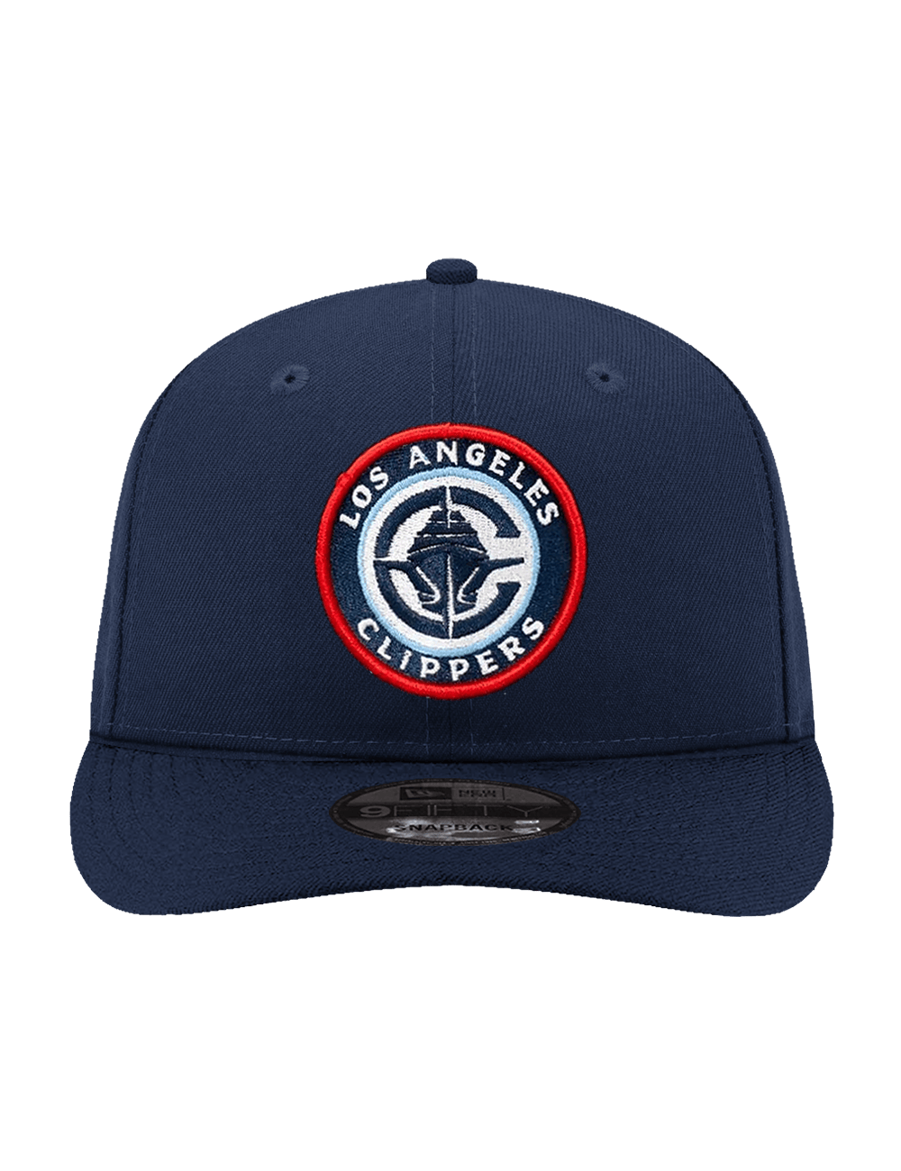 New Era Caps OSFA Los Angeles Clippers New Era NBA Team 9FIFTY Pre-Curved Snapback Hat - Navy
