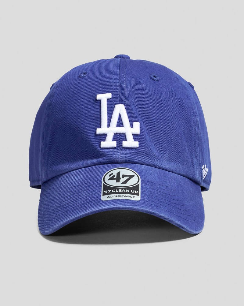 47 Brand Caps Los Angeles Dodgers '47 MLB Team Clean Up Strapback Hat - Blue