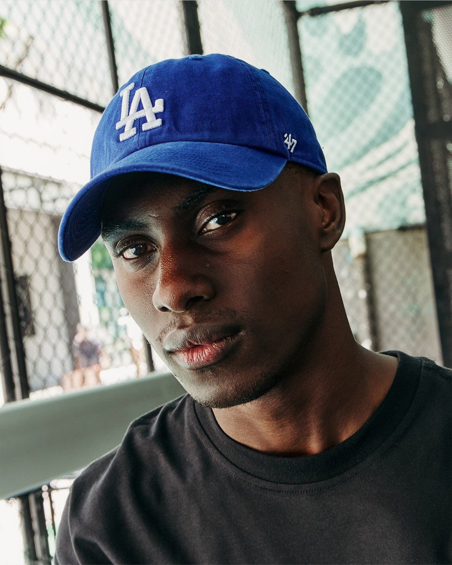47 Brand Caps Los Angeles Dodgers '47 MLB Team Clean Up Strapback Hat - Blue