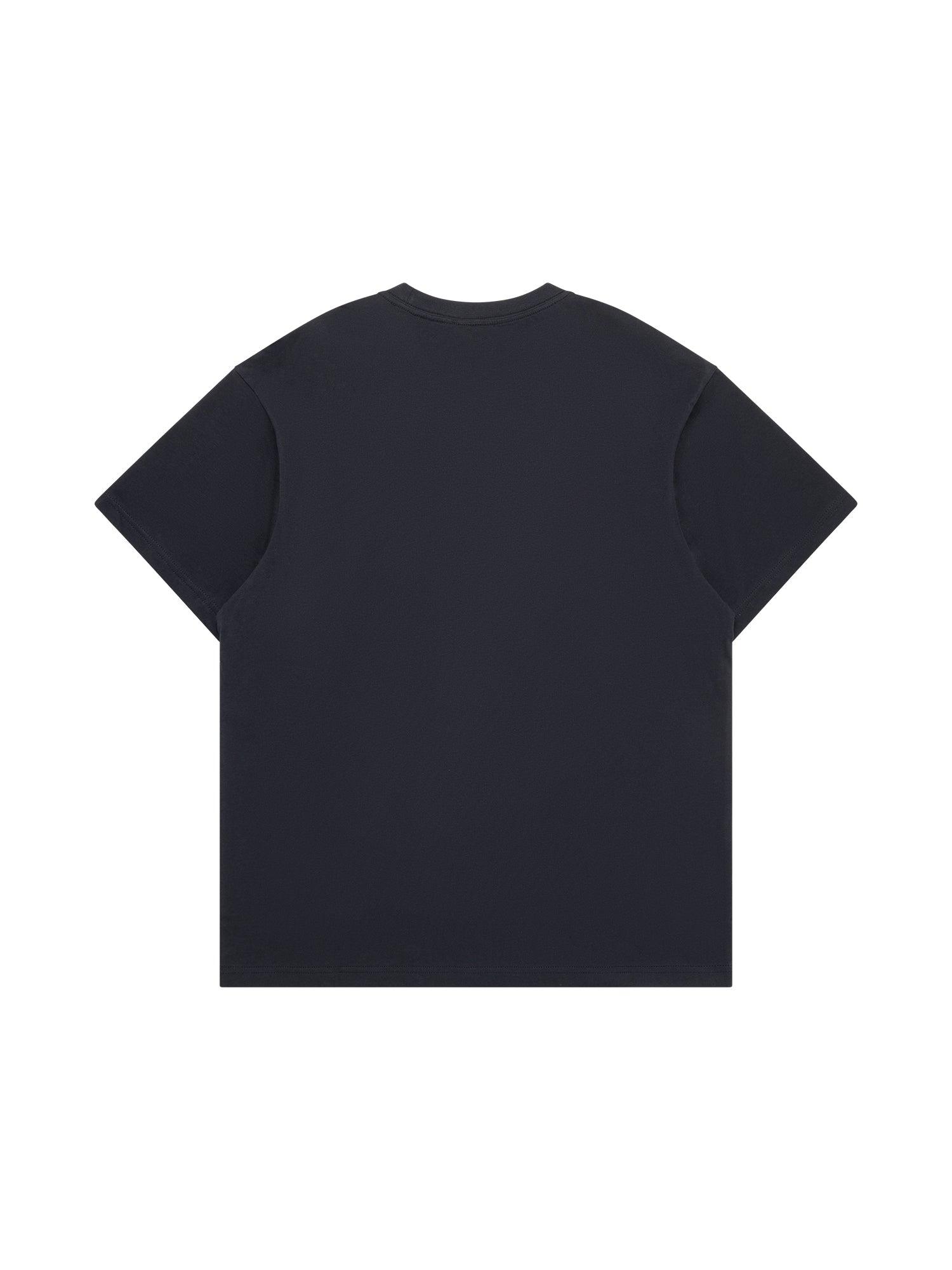 Majestic Athletic T-Shirts Los Angeles Dodgers Majestic MLB Logo Arch Vintage T-Shirt - Faded Black