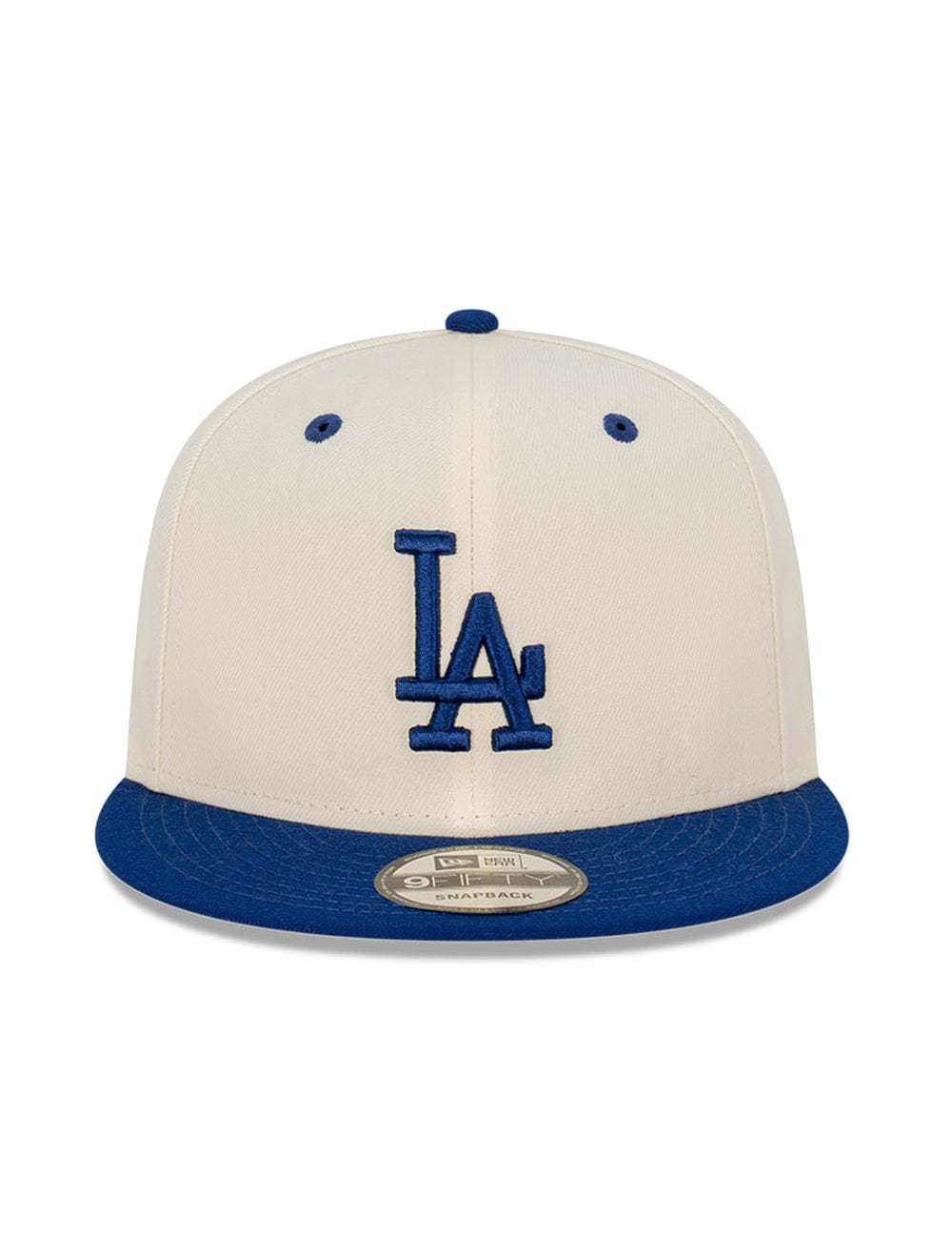 New Era Caps Los Angeles Dodgers New Era MLB 2 Tone 9FIFTY Snapback Hat - Chrome White