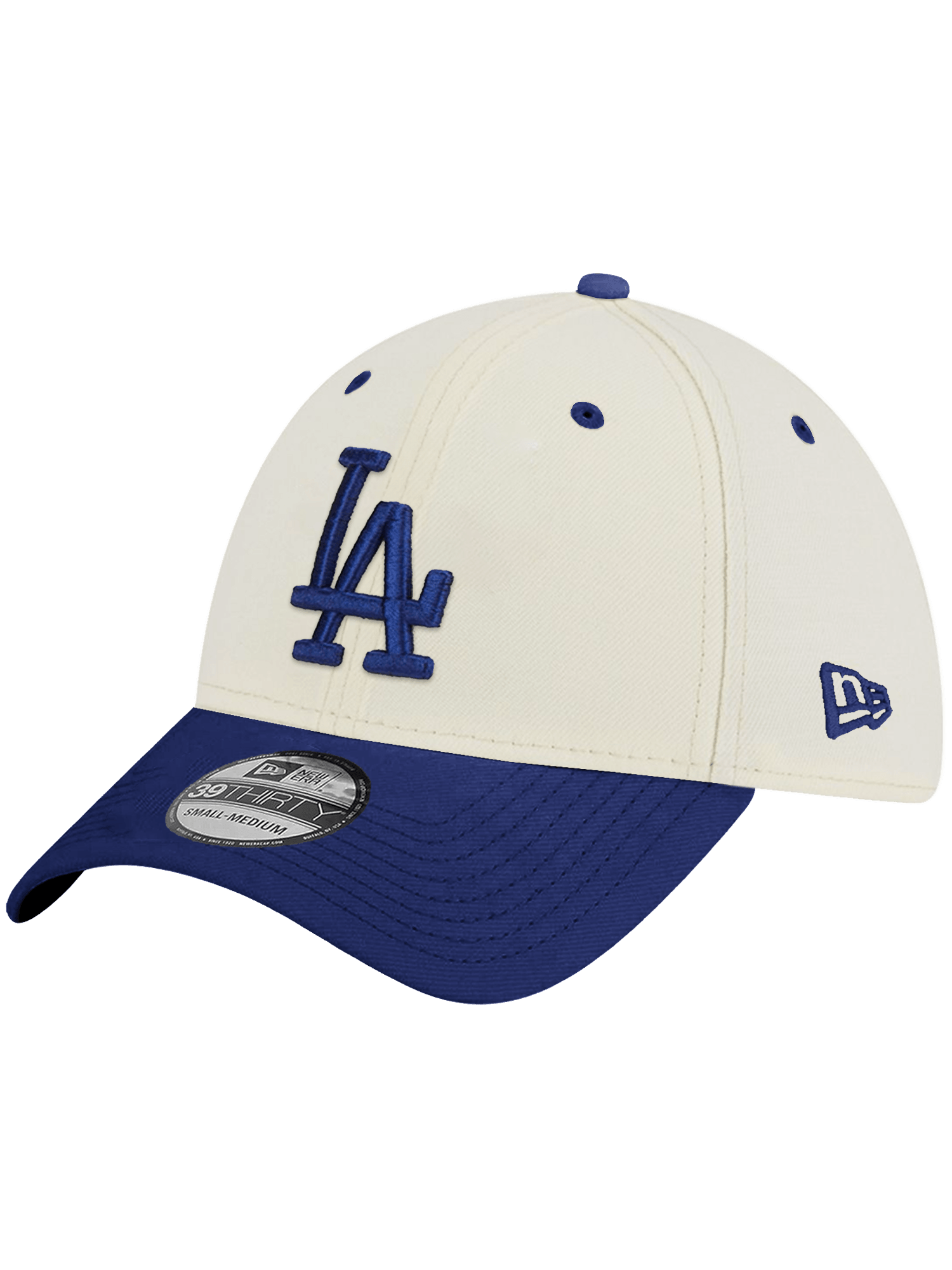 New Era Caps Los Angeles Dodgers New Era MLB 2T Team 39THIRTY Stretch-Fit Hat - Chrome