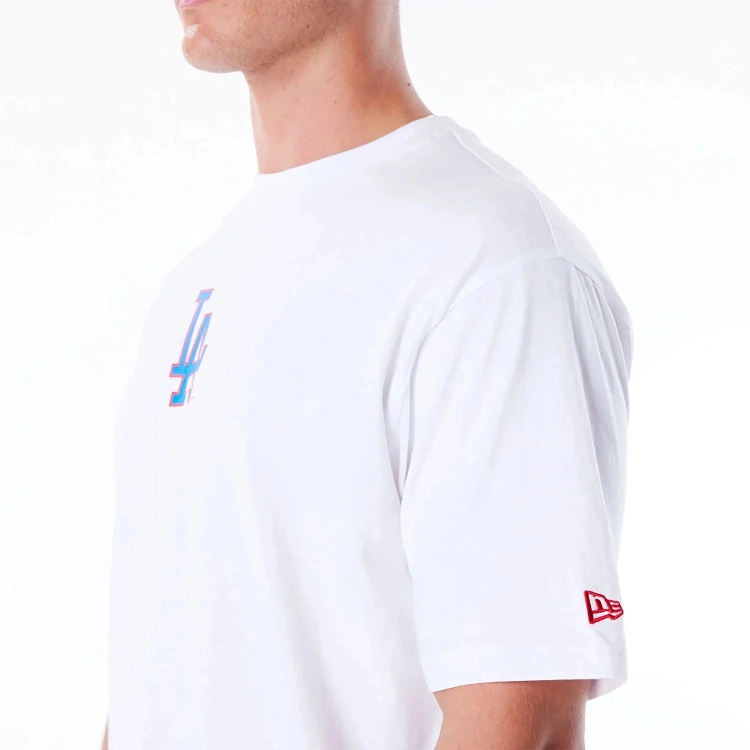 New Era T-Shirts Los Angeles Dodgers New Era MLB 81 World Series Oversized T-Shirt - White