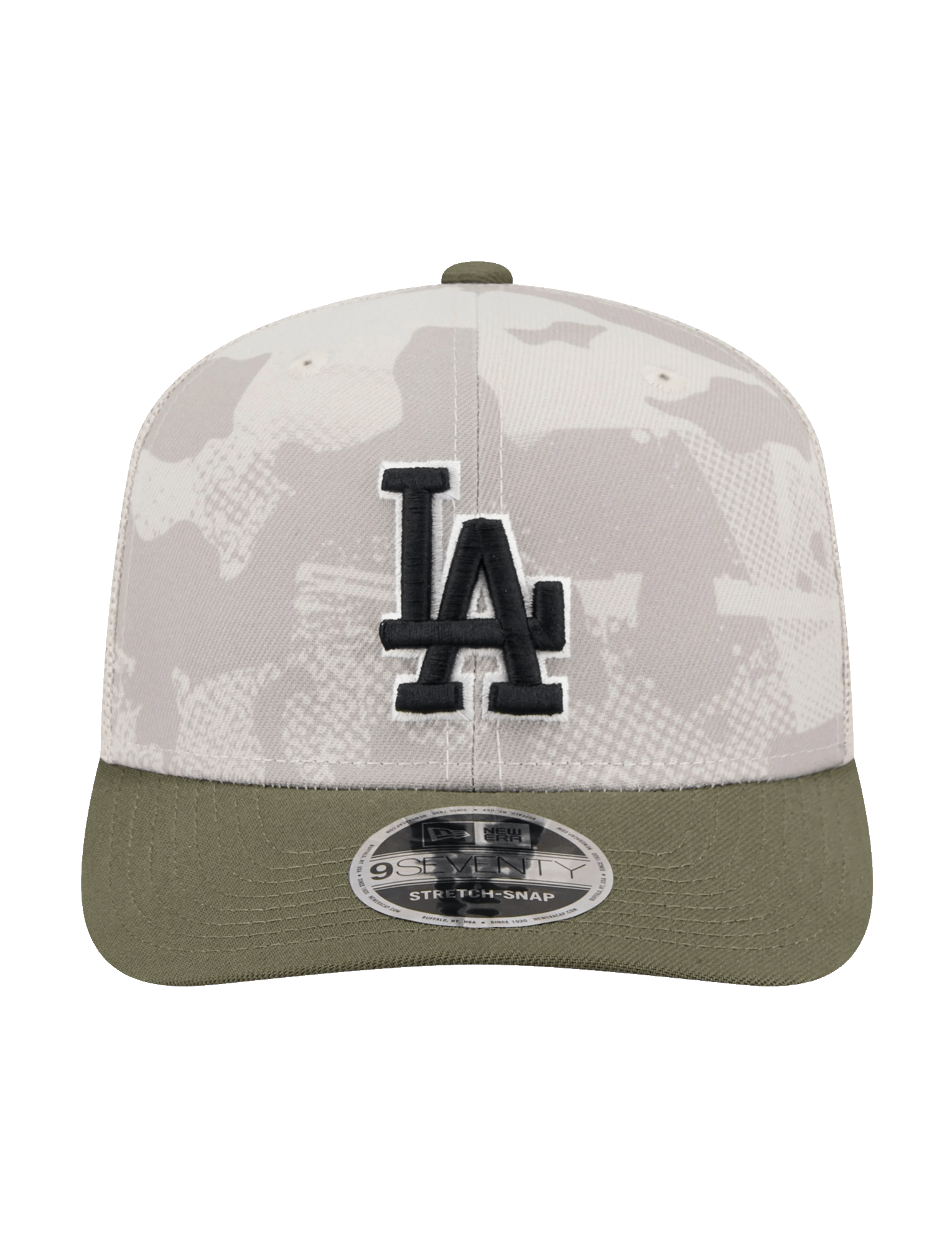 New Era Caps Los Angeles Dodgers New Era MLB Armed Forces 2025 9SEVENTY Stretch-Snapback Hat