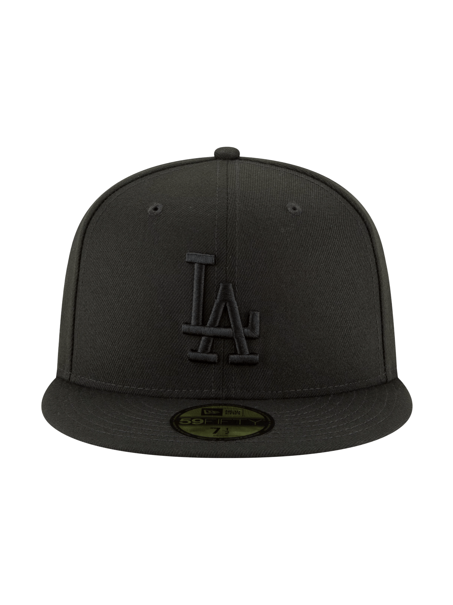 New Era Caps Los Angeles Dodgers New Era MLB Black On Black 59FIFTY Fitted Hat - Black