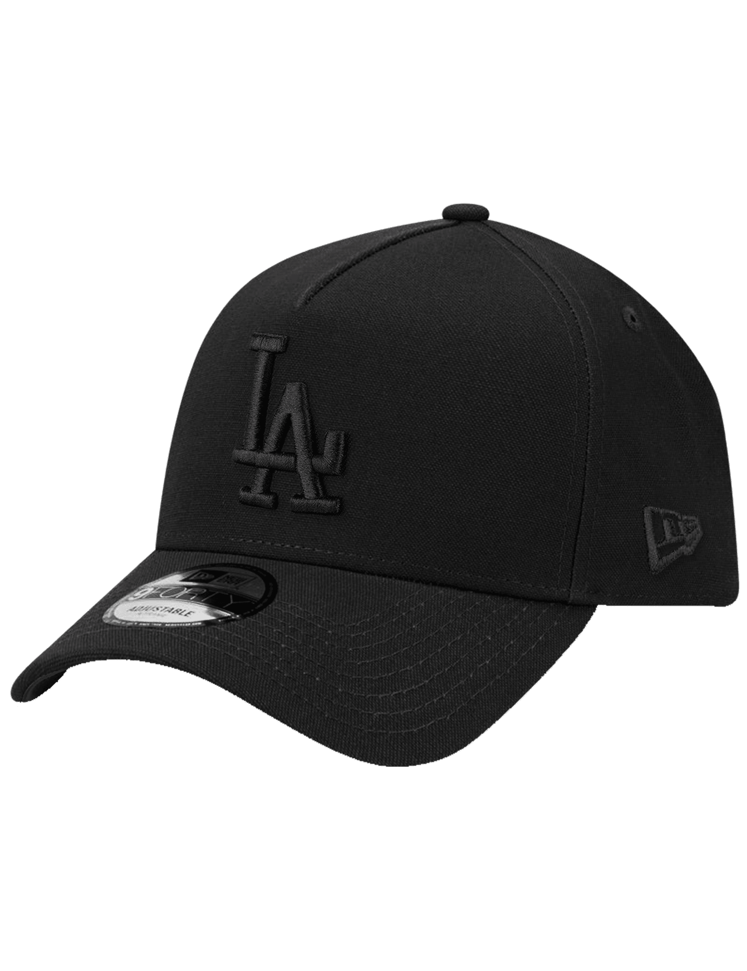 New Era Caps Los Angeles Dodgers New Era MLB Black on Black 9FORTY A-Frame Snapback Hat