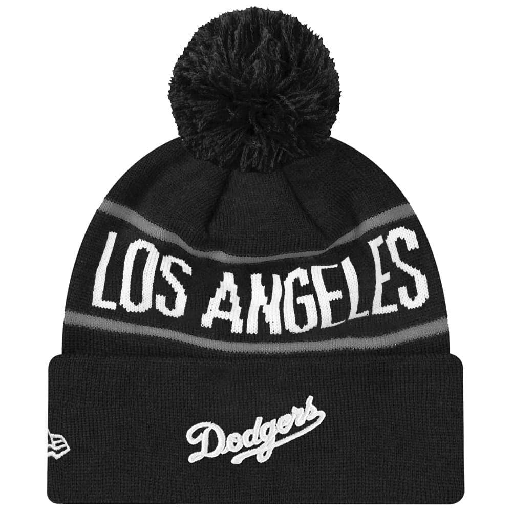 New Era Beanies Los Angeles Dodgers New Era MLB Grey Stripe Knit Beanie - Dark Navy