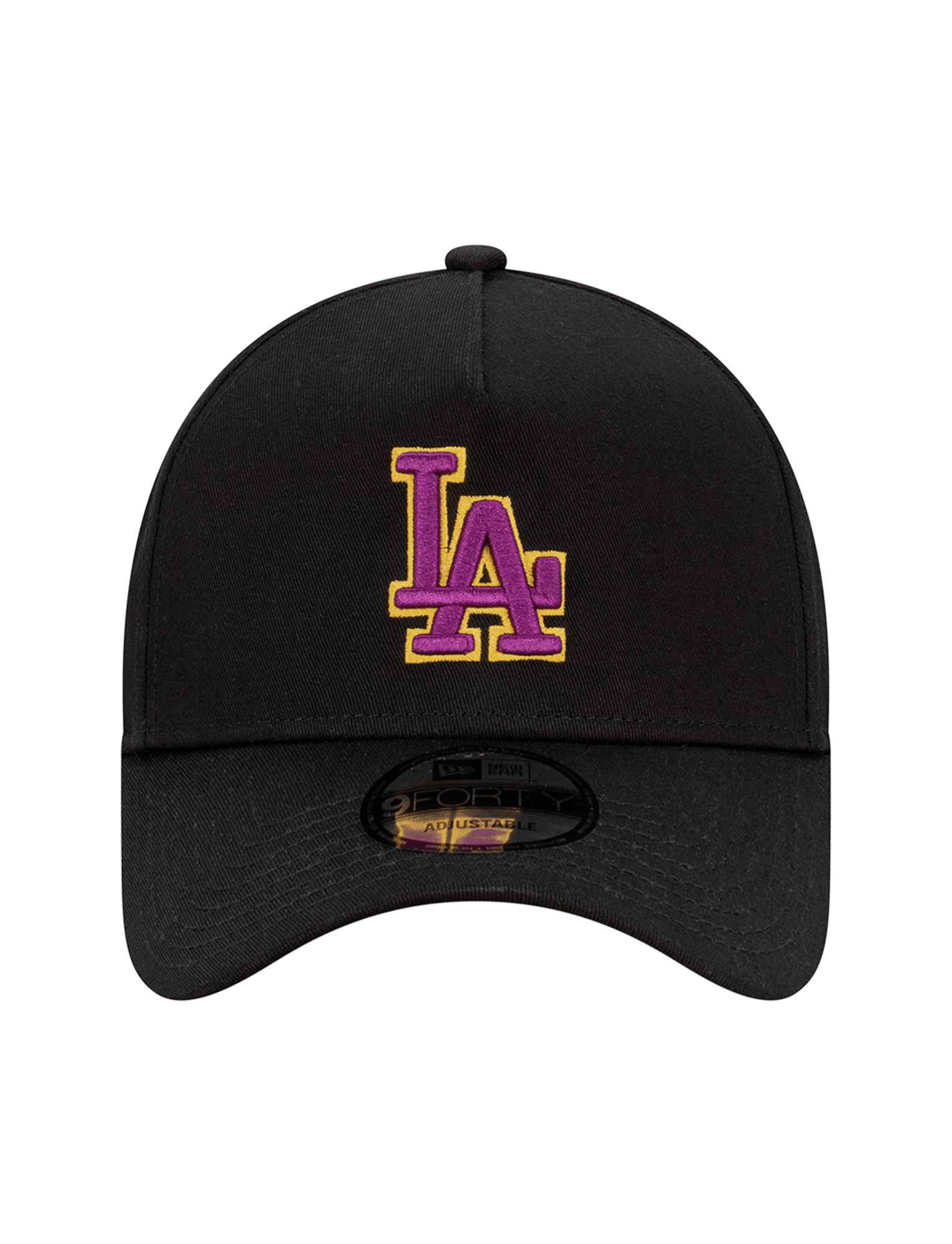 New Era Caps Los Angeles Dodgers New Era MLB LA Vibes 9FORTY A-Frame Snapback Hat - Black