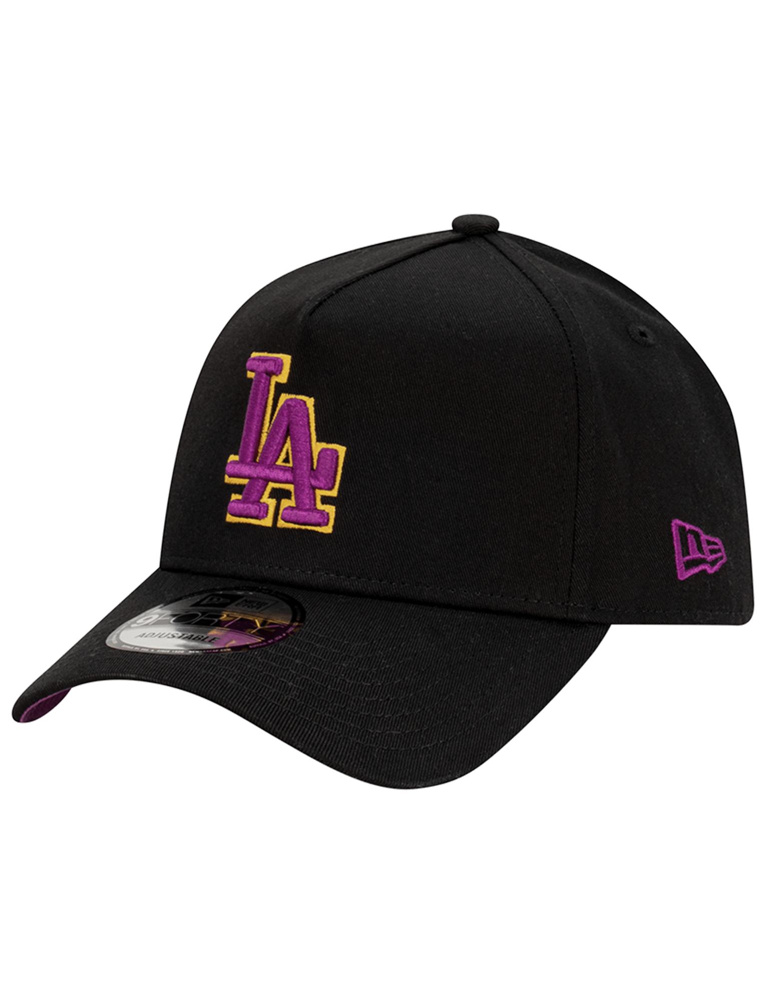New Era Caps Los Angeles Dodgers New Era MLB LA Vibes 9FORTY A-Frame Snapback Hat - Black