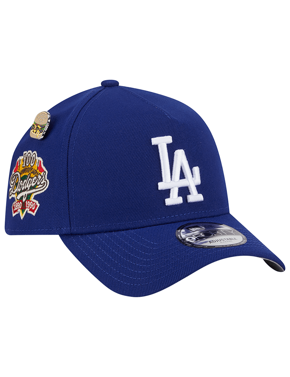 New Era Caps Los Angeles Dodgers New Era MLB Local Dishes 9FORTY A-Frame Snapback Hat - Blue