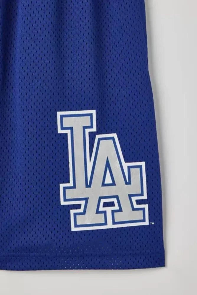 New Era Shorts Los Angeles Dodgers New Era MLB Logo Arch Mesh Shorts - Blue