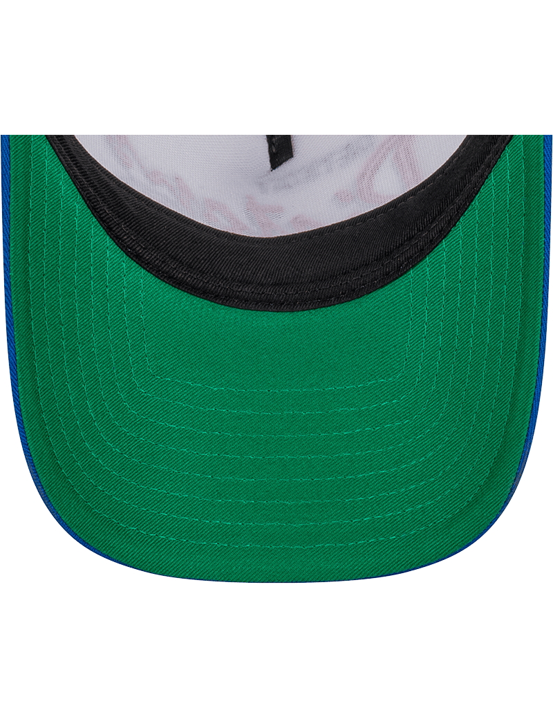 New Era Caps Los Angeles Dodgers New Era MLB Script 9FORTY A-Frame Snapback Hat - Stone