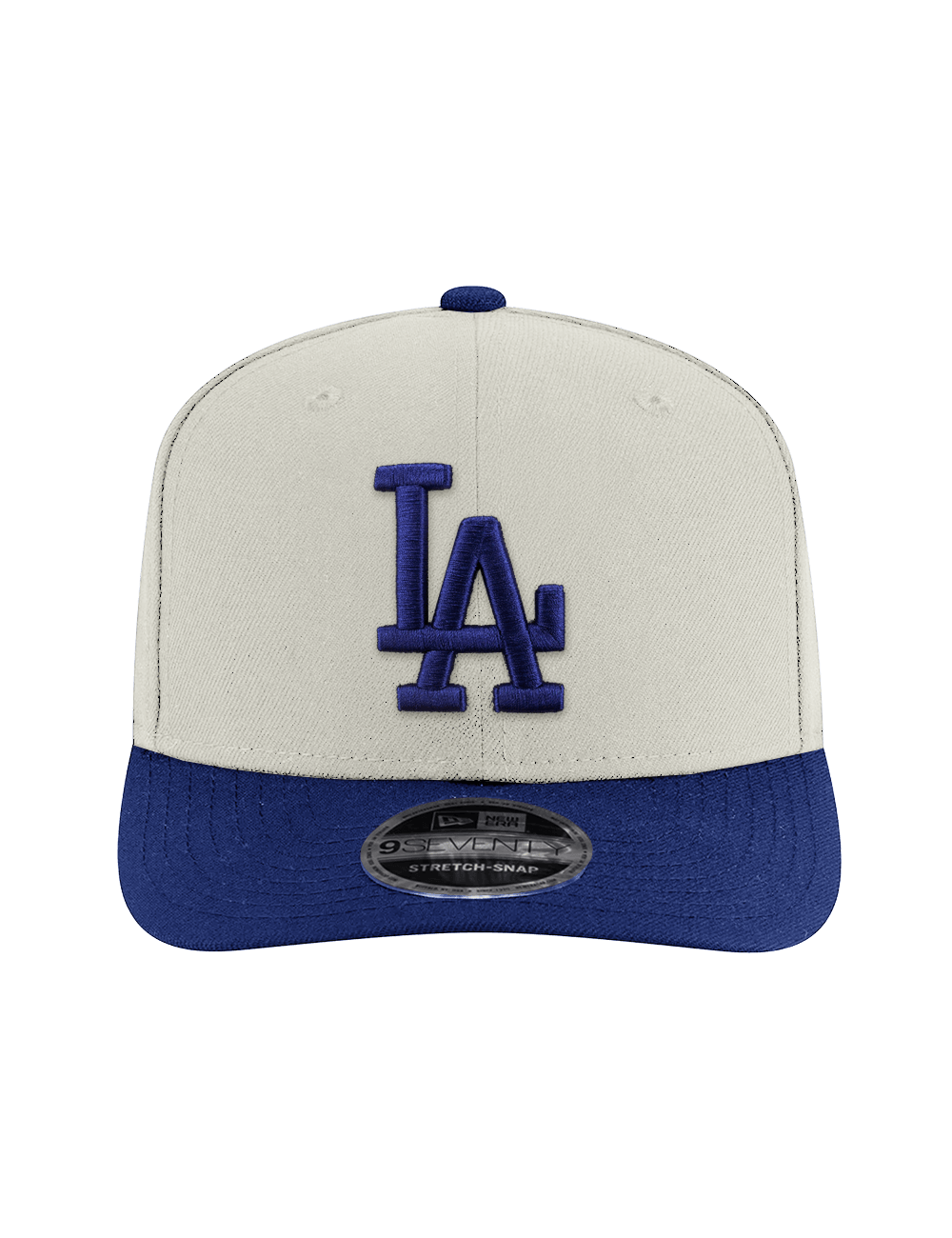 New Era Caps OSFA Los Angeles Dodgers New Era MLB Team 2 Tone 9SEVENTY Stretch-Snapback Hat - Chrome